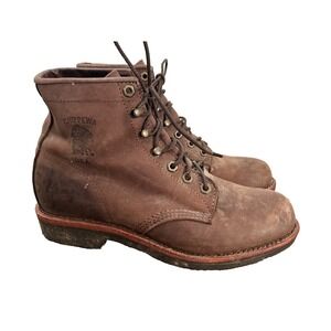 Chippewa Classic 2.0 Work Boots Round Electrical Steel Toe Men's Size 8D USA